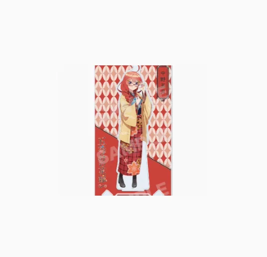 Anime The Quintessential Quintuplets Nakano Ichika Stand Figure Acrylic Model Plate Cosplay Collection Desktop Decor