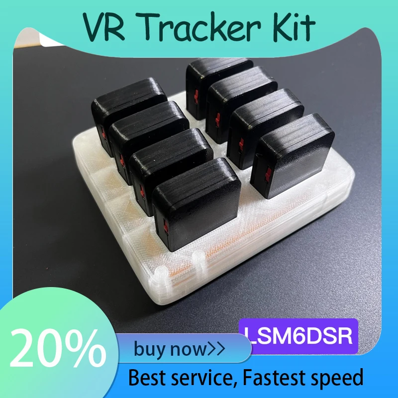SlimeVR Full Body Tracker Kit - 6 Trackers with LSM6DSV & ESP8266
