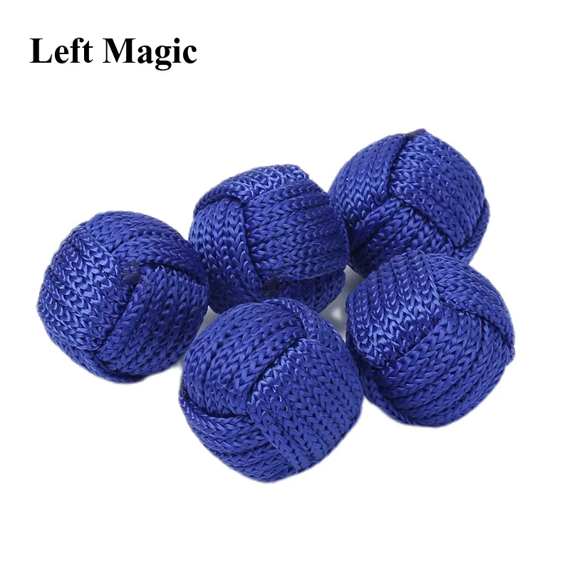 Monkey Fist Ball Magic Accessories Magician Gimmick Red Blue Yellow Color Used For Three Cups and Balls Magnet Cup Magic Props