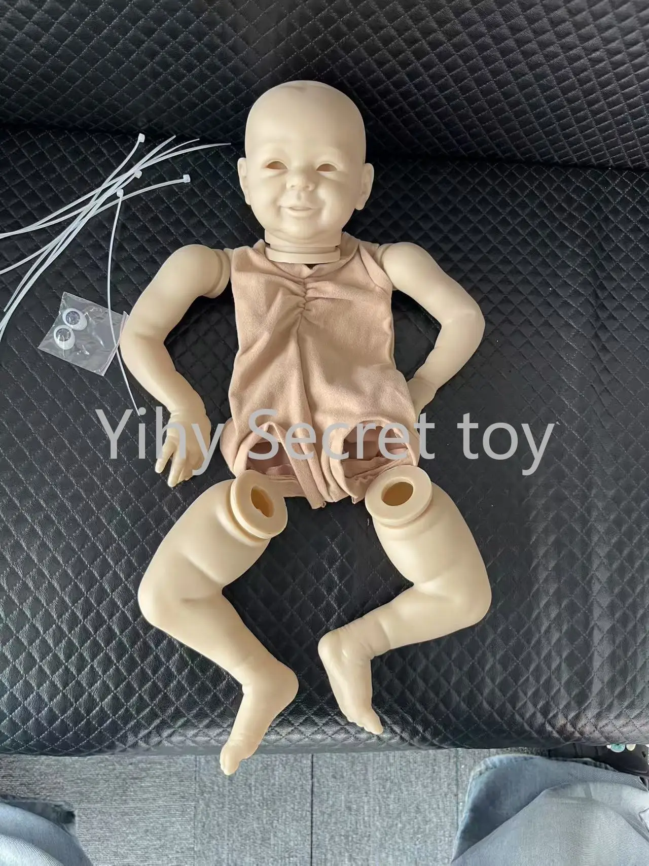 

19inch Reborn Doll Kit Ava Joy Fresh Color Unfinished Unpainted DIY Doll Parts for Children Birthday Xmas Gift Kit Bebé Reborn