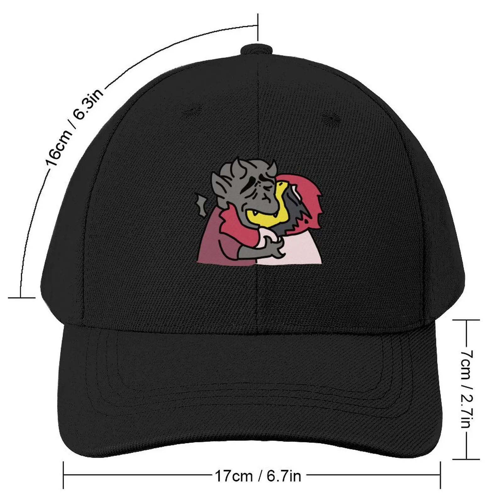 (Black Version) Legally Ambiguous Gargoyle kissing Legally Ambiguous Cardinal Baseball Cap Brand Man cap Ladies Men's