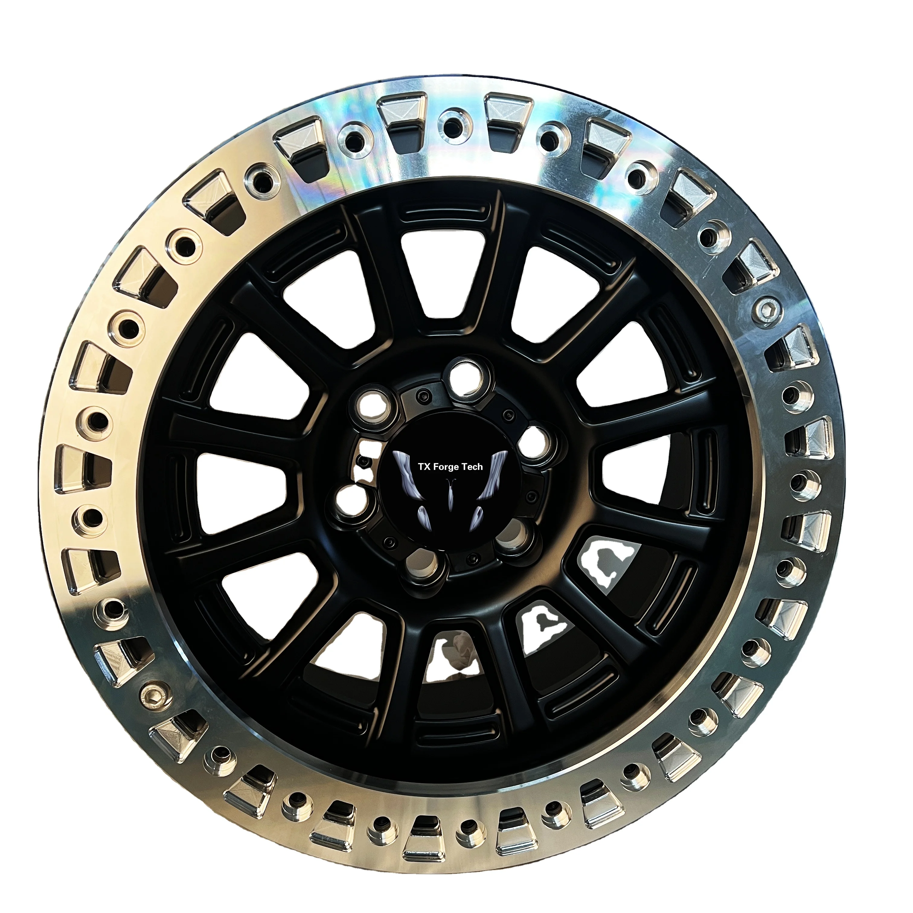 

Customized Lightweight 6061-T6 S030 Aluminum Alloy Forged Racing Wheels New Off-Road 40mm ET with 25mm ET Bronze Finish