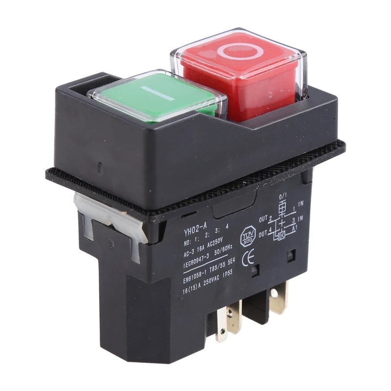 5pins Waterproof Explosion-proof Pushbutton KDL-28 IP55 220v Starter Electromagnetic Switches