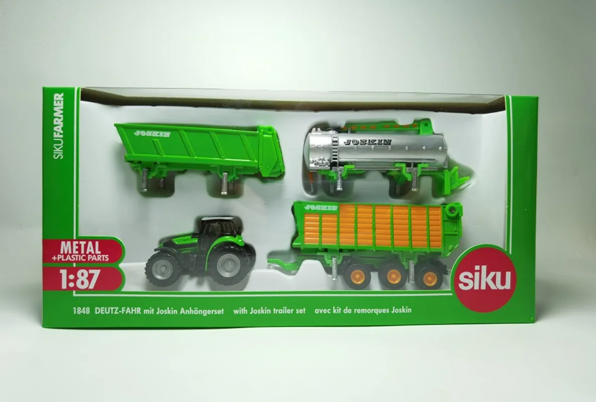 Hot-selling 1:87 alloy 1848 farm tractor model,high-simulation farm engineering car toys,original package toys,wholesale