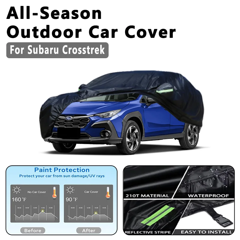 

All-Season Car Cover for Subaru Crosstrek- Outdoor Full Protection, Waterproof Dustproof Sunproof Auto Exterior Accessories