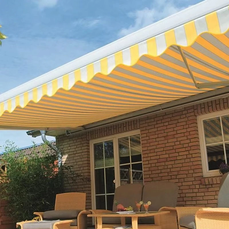 

Wholesale Villa Home Window Extruded Aluminum Alloy Cassette Custom Size Retractable Canopy Awning