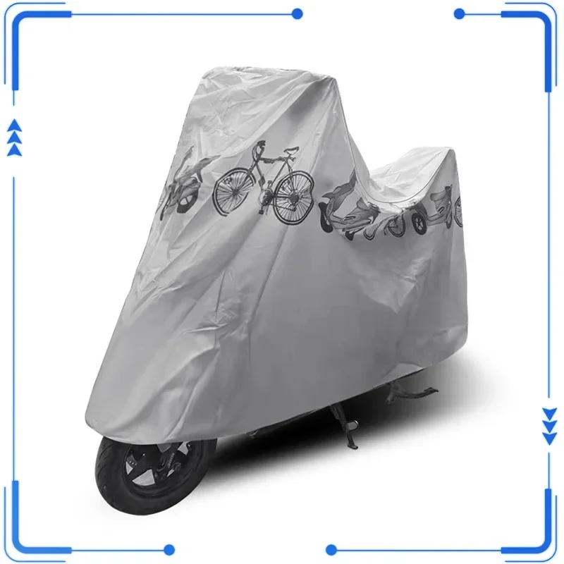 Motorcycle Multifunctional Clothing PEVA Dust Cover Rainproof and Sunproof Battery Car Mountain Bike Motorcycle Cover