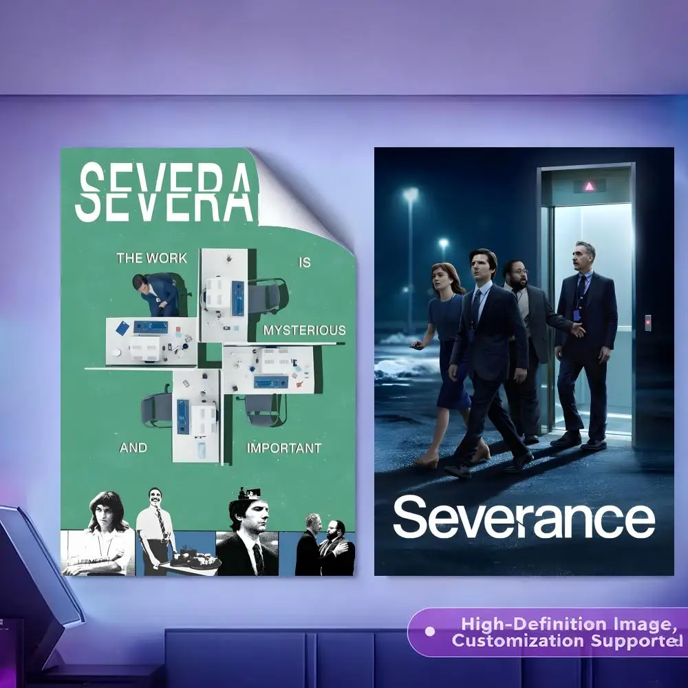 S-S-Severance Movie Painting Calligraphy HD Canvas Poster Crease Free Waterproof All Space Wall Decor