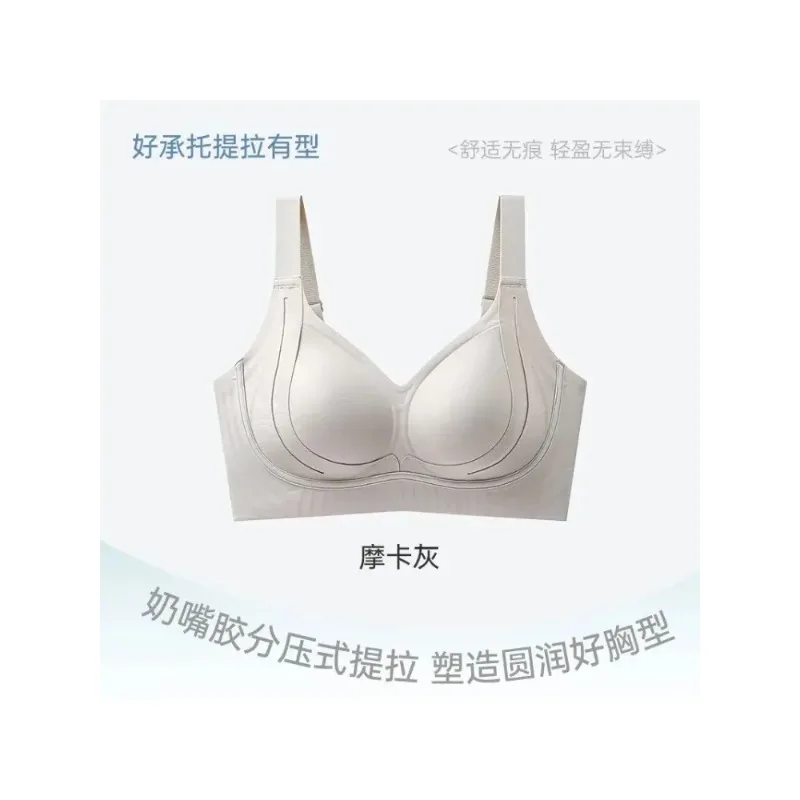 ضوء دعم الحد الأدنى الصدرية تمثال نصفي كبير كوب كامل التخسيس Wirefree الراحة الخريف الشتاء الاتحاد الأفريقي اليومي Bralette MOYISU M-3XLSexy AB