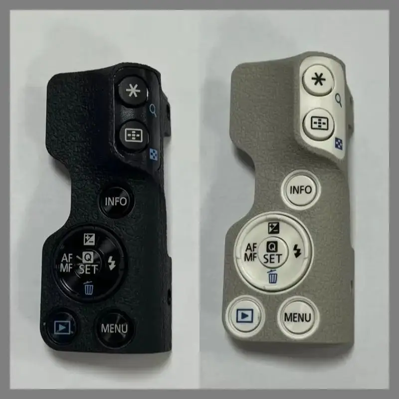 Nuevo para Canon EOS M50 / EOS M50 Mark II / M50 I II, Cubierta Trasera, Carcasa Trasera, Botón de Menú, Teclado, Goma para el Pulgar, Negro