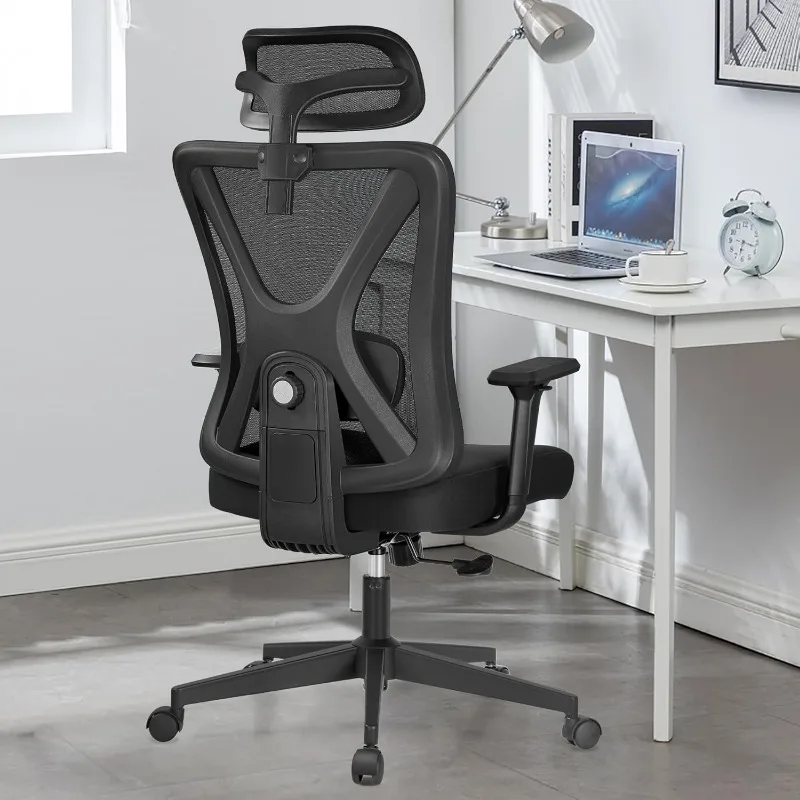 Ergonomic Office Chair Desk Chair Comfortable Mesh Gaming Computer Swivel Rolling Chair, High Back Office Chair with Whee