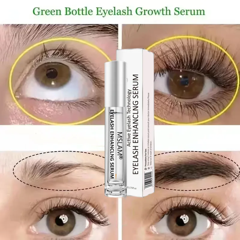 Sérum de croissance rapide des cils, rehausseur de cils naturel, plus long, plus épais, traitement des cils, produits de soins pour les yeux, maquillage, 7 jours