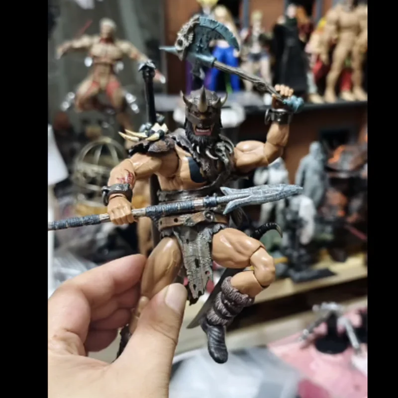 

New Savage Crucible 25-Year Wf Exhibition Limited Edition Varnoks Unchained Deluxe Set Action Figure Model Kids Toy Gift