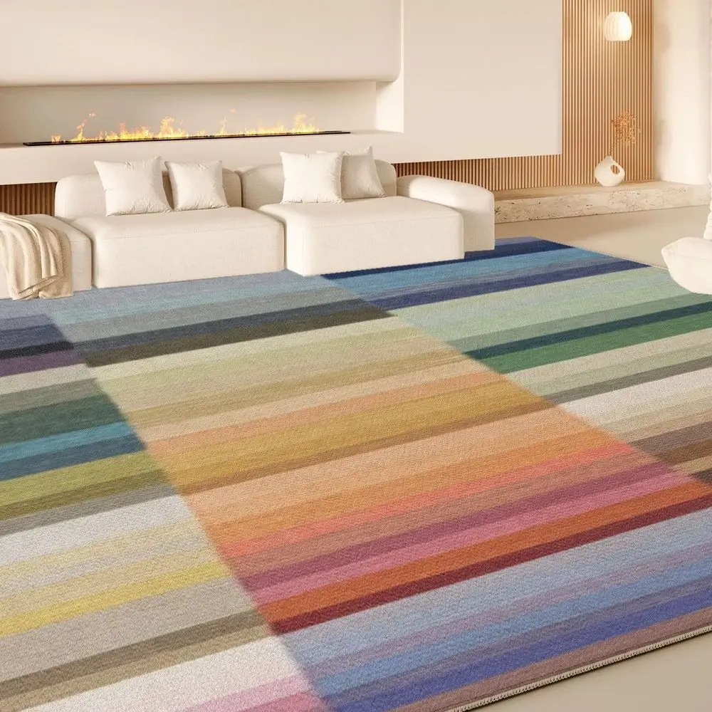 

VIKAMA Soft Loop - Pile Material Mat Suitable for Living Room and Bedside, with Fine and Dense Pile Surface, Excellent Warm - ke