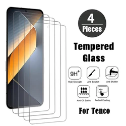 4Pcs HD Screen Protector for Tecno Pova 6 5 Pro Neo 5G Protective Film for Tecno Spark 9 8 9T 8T 8C 8P Pop 9 8 7 6 Pro Glass