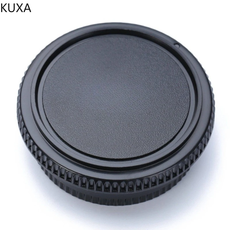 KUXA (Accesorios de audio) Para cámaras SLR Canon serie FD, cubierta del cuerpo de la cámara, cubierta trasera del lente, juego de cubiertas delantera y trasera