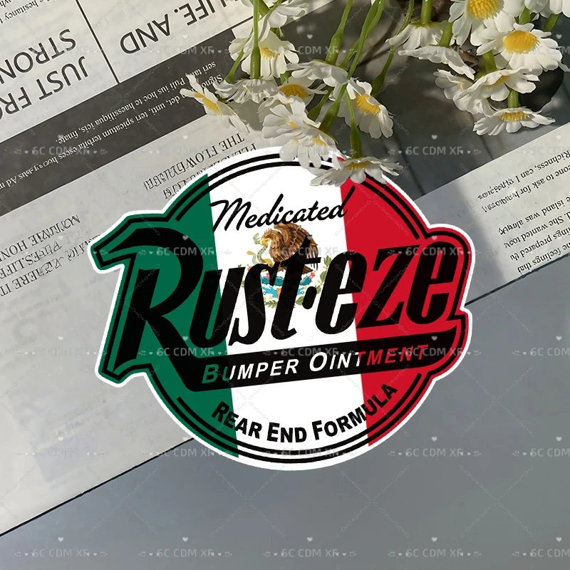 

Мексиканский стиль RUST-EZE мотоциклетные наклейки водостойкие для DIY мотоцикла топливный бак скутер ремонт окна автомобиля бампер виниловые наклейки