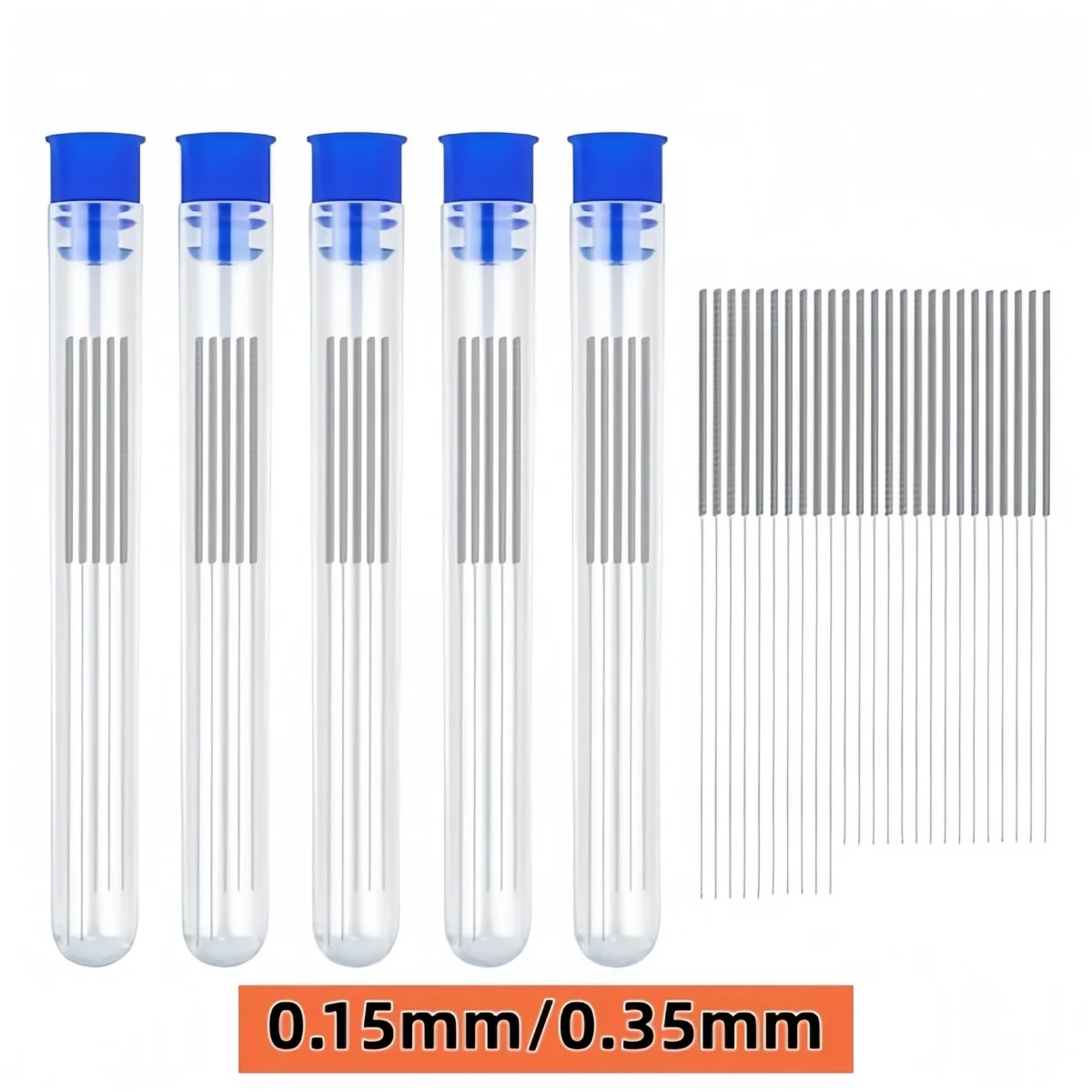 

3D Printer Nozzle Cleaning Kit,0.35 mm/0.15mm Stainless Steel Needles Cleaner 3D Printer Nozzle Cleaner 3D Printer Accessory