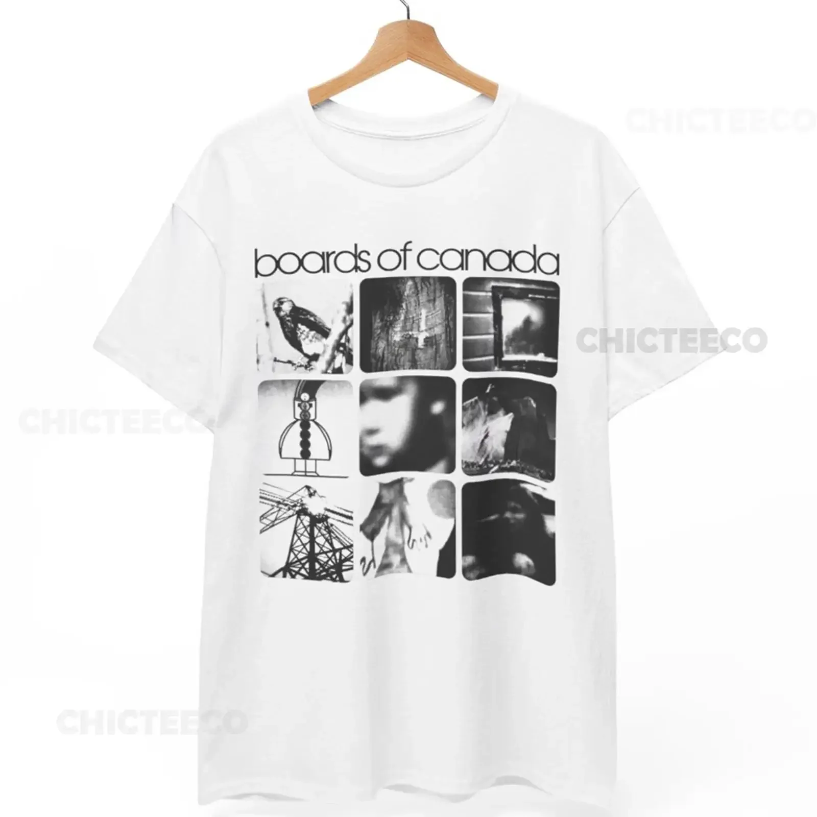 Boards Of Canada Beautiful Place Electronic Ambient IDM Music T Shirt vintage Washed Unisex Stylish homme Breathable