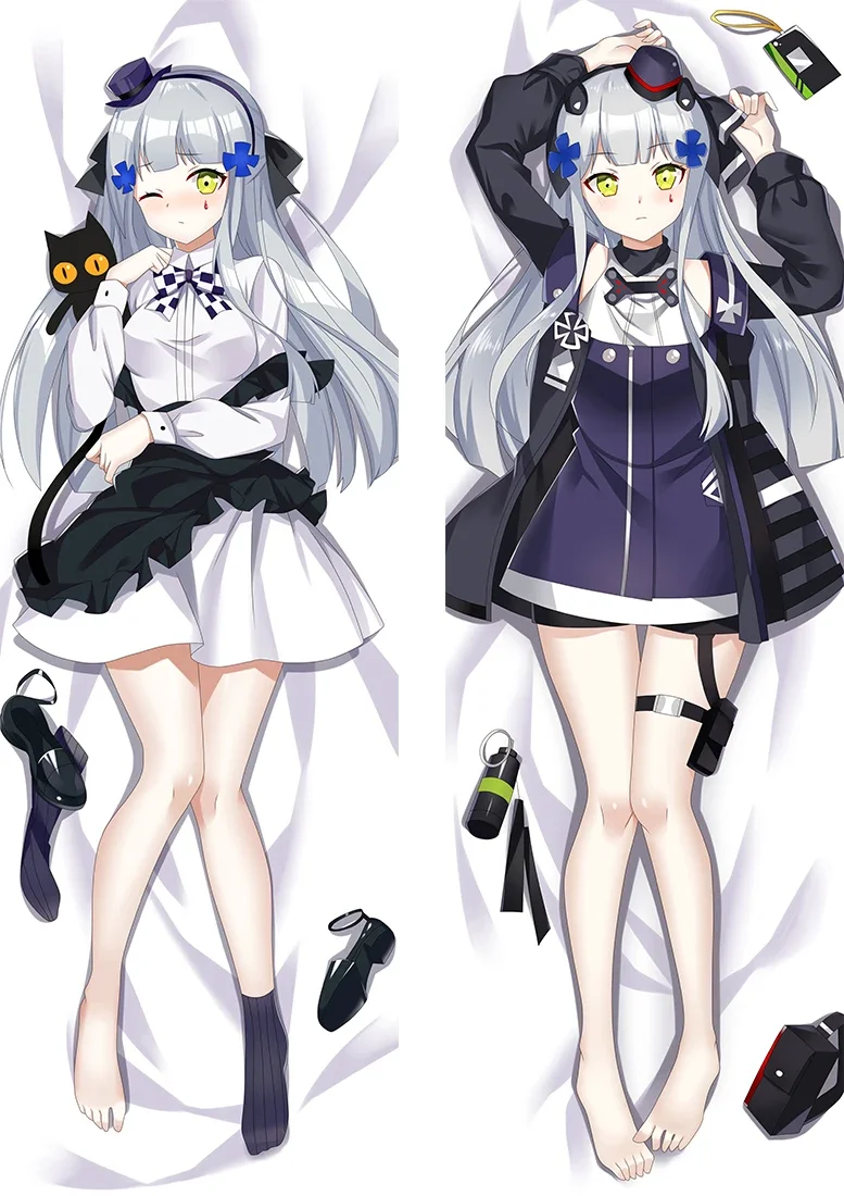 60*180cm Anime Girls Dakimakura Waifu Pillowcase 2-Side Print Decor Pillow Case Hugging Body Cushion Cover