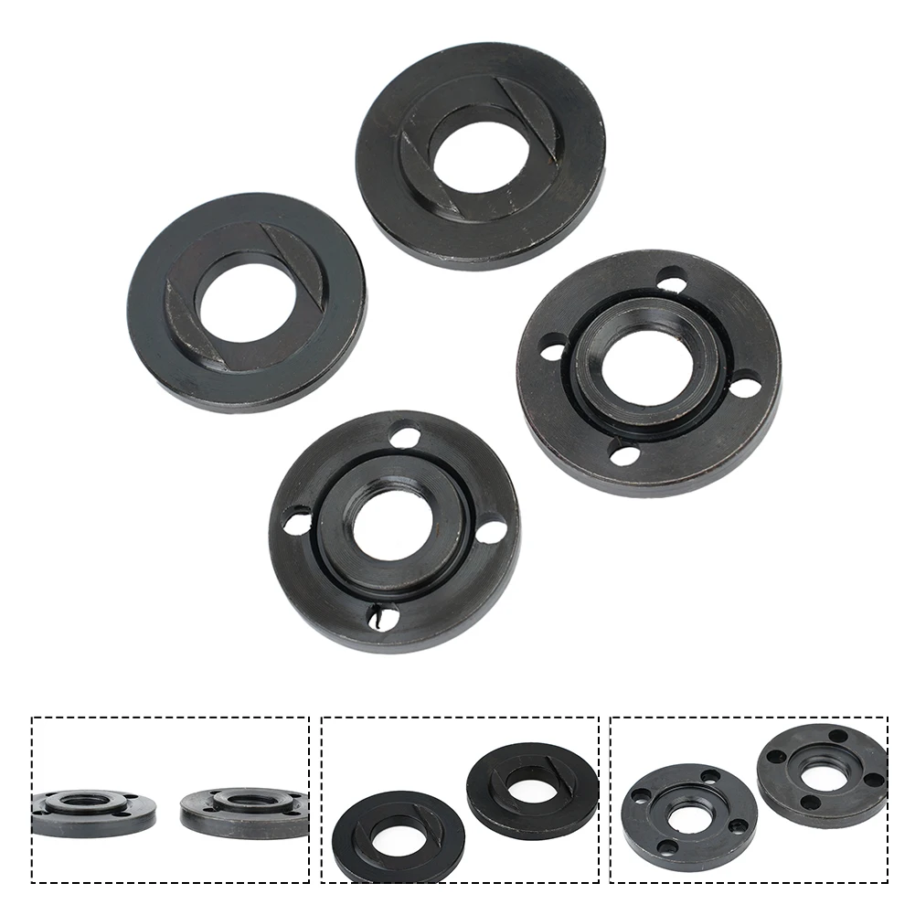 Multi-function 2x/Kit+2x/Kit 5/8-11 Thread Angle Grinder Flange Lock Nuts Set Abrasive Power Tools New Arrival