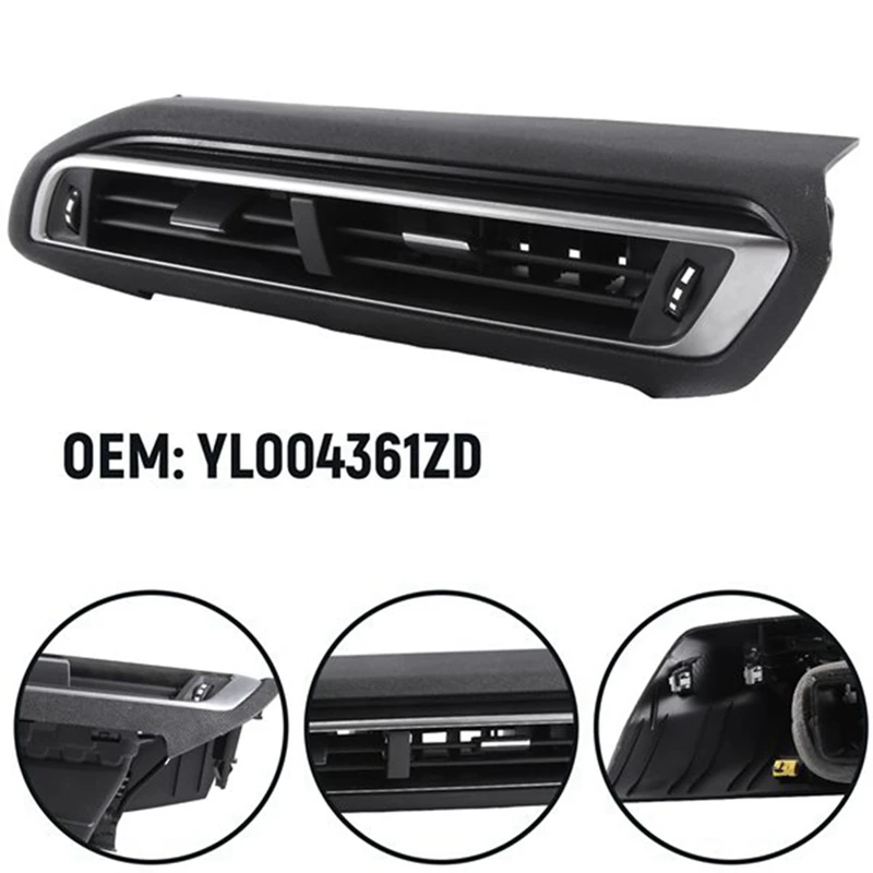 For Peugeot 3008 4008 5008 Instrument Desk Intermediate Outlet Air-Conditioning Outlet YL004313ZD YL004314ZD/YL004361ZD