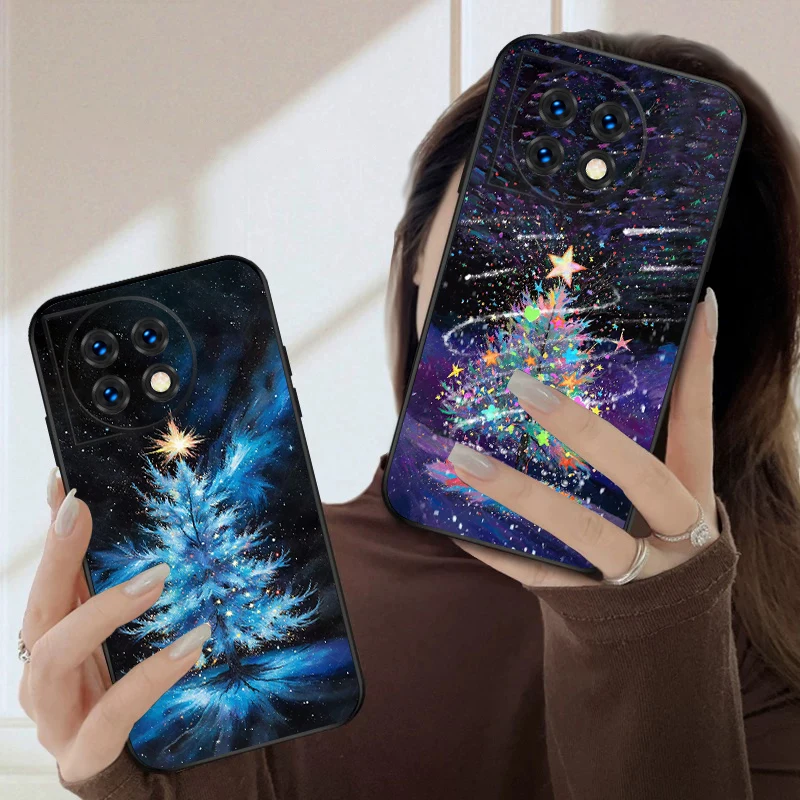Melhor para estrela de natal para oneplus 8 9 11 12 13 10 pro 9rt 8t 12r ace 3 5 2v nord ce 4 lite n20 30 200 silicone macio caso de telefone