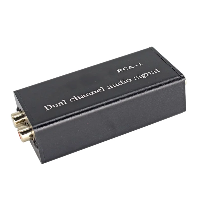 M16K-RCA-1 Audio Common Ground Isolator Anti-Noise Filter Electrical Flow Sound Elimination Noise Filter