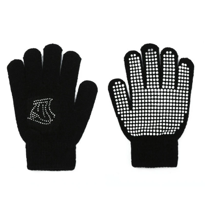 Guantes de goma antideslizantes para niños y niñas, guantes elásticos cálidos de invierno para deportes, esquí, ciclismo, pesca