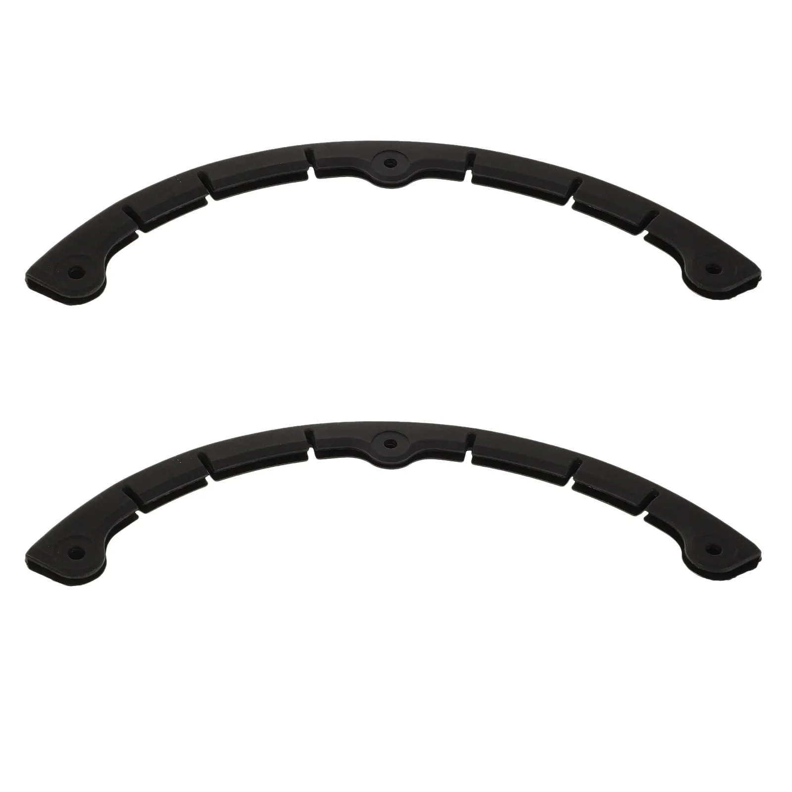 

2Pcs Black Snowboard Tip and Tail Protector Wrap-Around Three-Hole Rubber Bumper Guard for Universal Snowboard Widths Travel