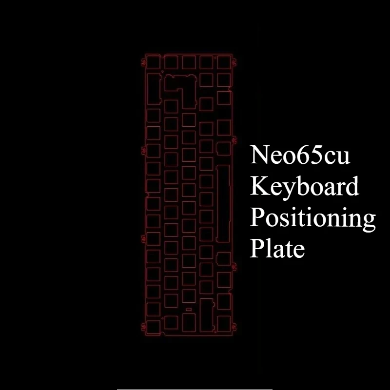 Neo65cu Keyboard Positioning Plate PCB Mount Customized Aluminum/Copper/Carbon/PEI/FR4/POM for Mechanical Keyboard Accessories