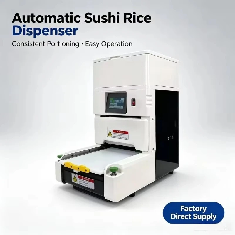 custom high precision sushi rice dispenser automatic sushi sheet rolling machine stable performance for sushi restaurant kitchen