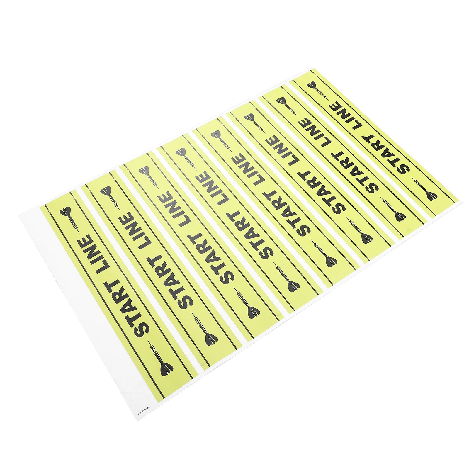

1 Sheet Pvc Throw Line Marker For Game Floor Notice Ground Line Bright Color Outdoor Indoor Use Game Accessories