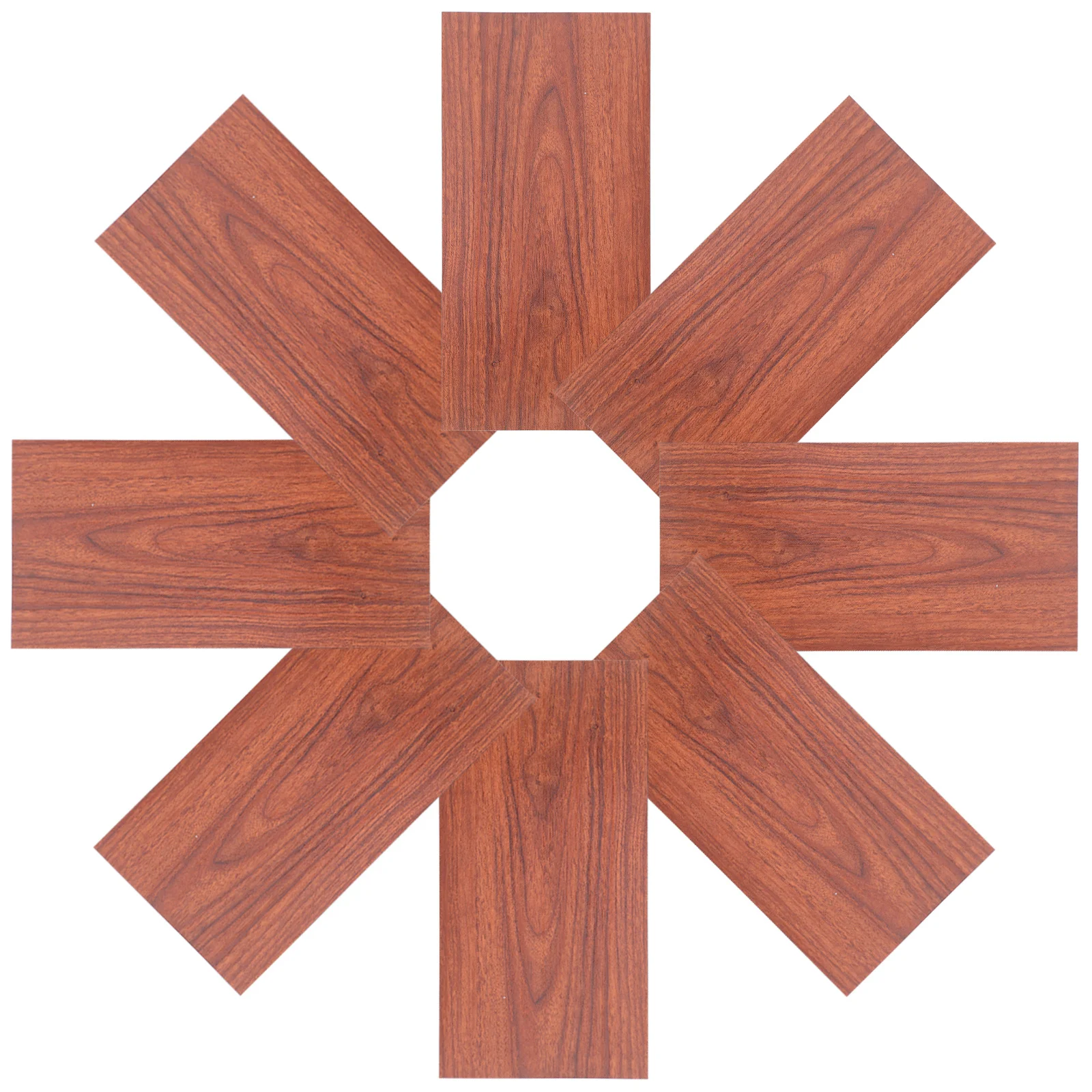 Calcomanías autoadhesivas para suelo, pegatina de suelo extraíble de estilo Retro de PVC, resistente al agua, para dormitorio, cocina y sala de estar, 8 Uds.