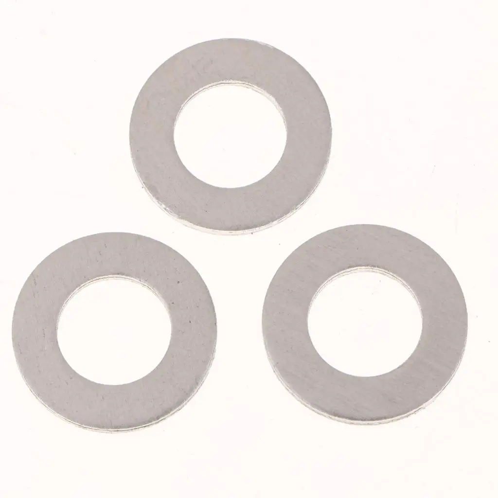 M12 Oil Drain Plug Crush Washers Seal Gasket Set for Auto Oil Pan Drain Plug Repair Engine Oil Leak Fix