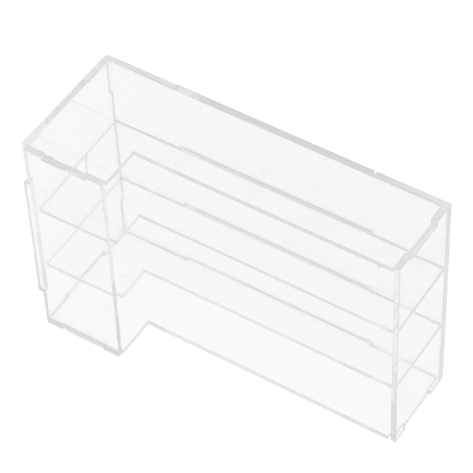 

Miniature Bakery Cake Cabinet Dollhouse Display Case Portable Transparent Mini Dessert Showcase Multilayer Miniature Cabinet