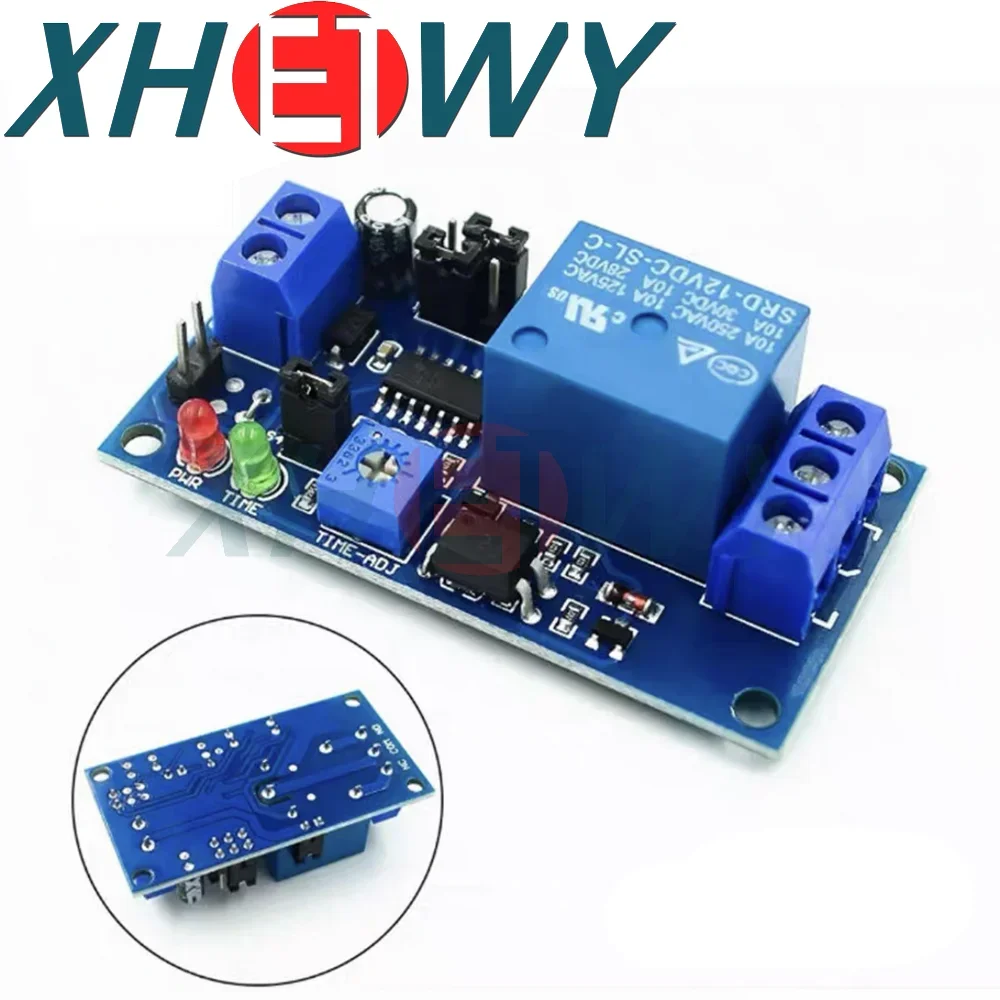 DC 12V Normally Open Type Triggered Delay Switch Time Delay Relay Module Circuit Timer Timing Board Switch Trigger