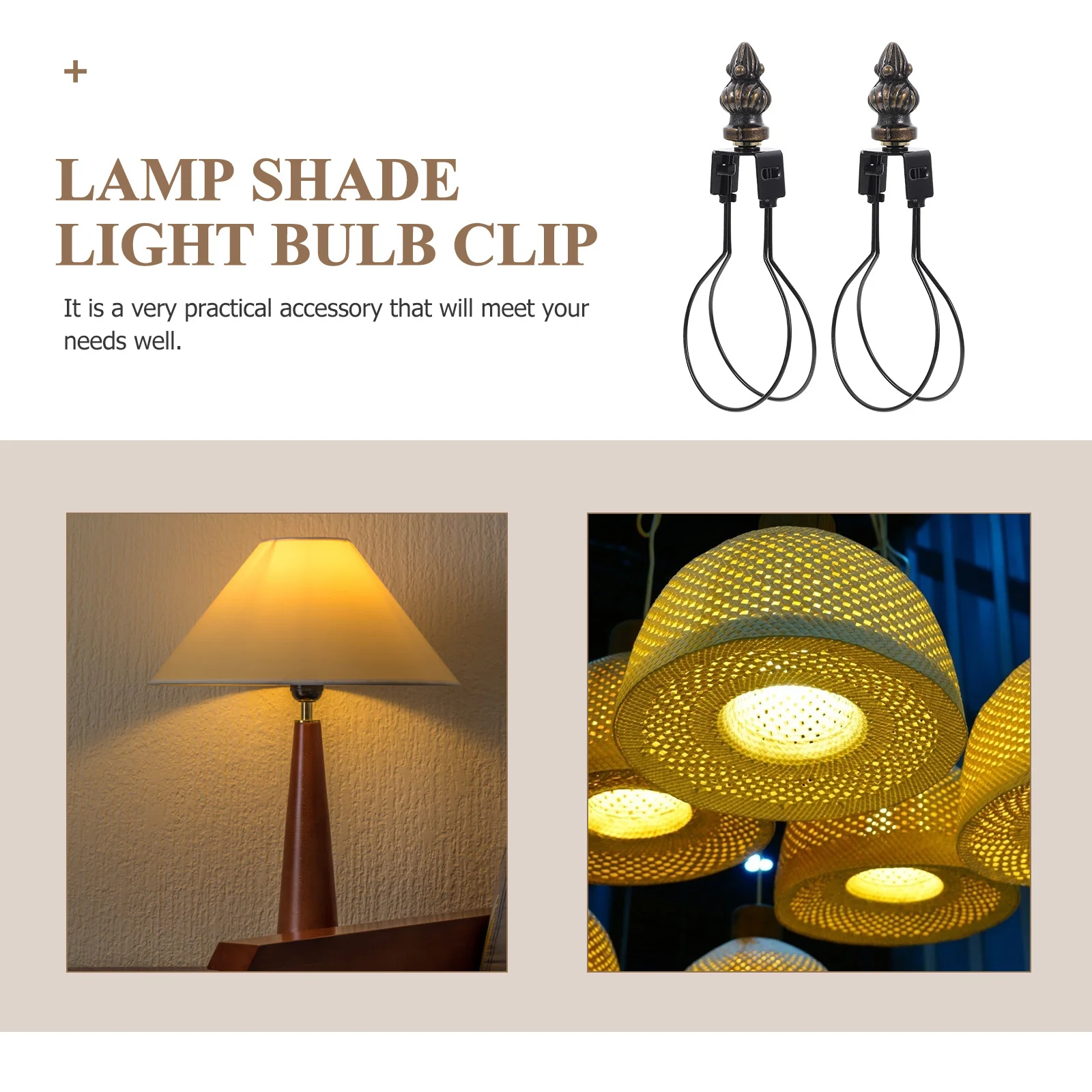 

2 комплекта, зажим для адаптера абажура, круглые держатели лампочек, прочный сплав для настольных прикроватных светильников, зажимы для лампочек