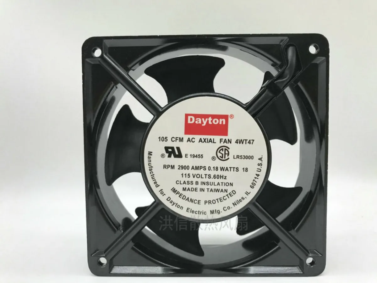 For Original Dayton 4WT47 115V 0.18A 12038 cabinet welding cooling fan