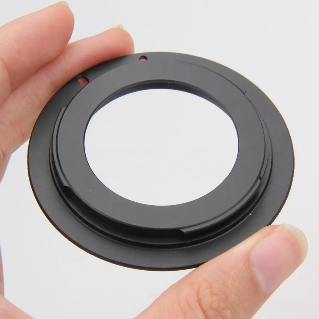 Adaptateur M42 RMS vers EOS en alliage d'aluminium, anneau de conversion d'objectif de microscope pour appareil photo reflex numérique Canon EF, accessoire pour appareil photo reflex numérique