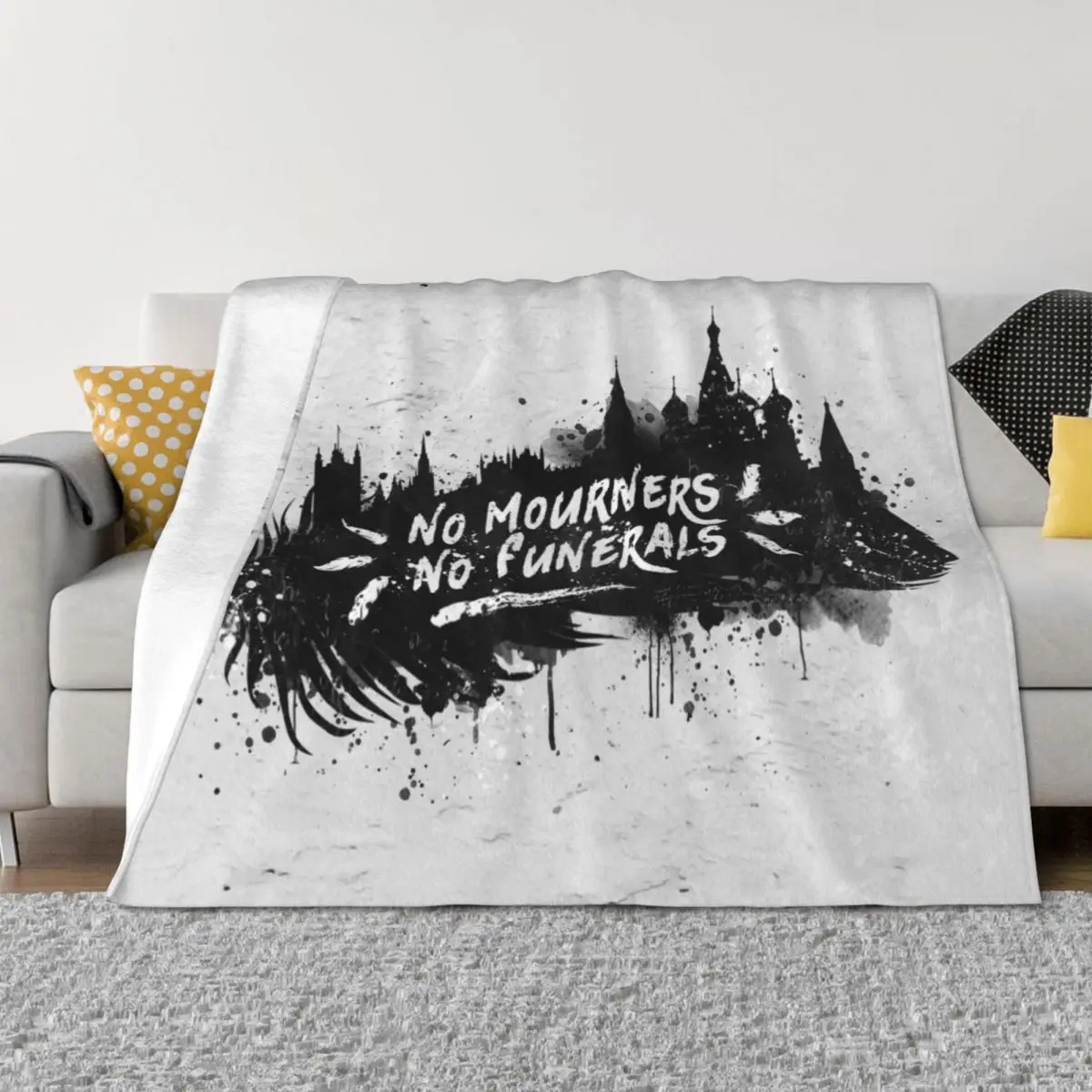 

No Mourners No Funerals Throw Blanket Furry Soft Plush Plaid Beautifuls Cute Blankets