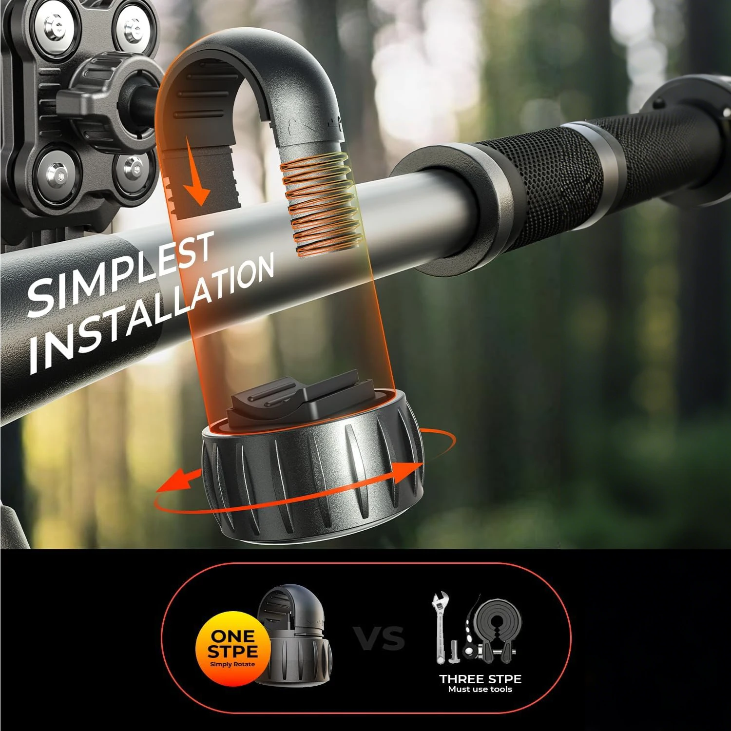 Anti-Shake Motorrad-Handyhalterung 2026 – Lenkerhalterung für iPhone/Samsung, Universell passend für Fahrrad & Roller – Detail 7