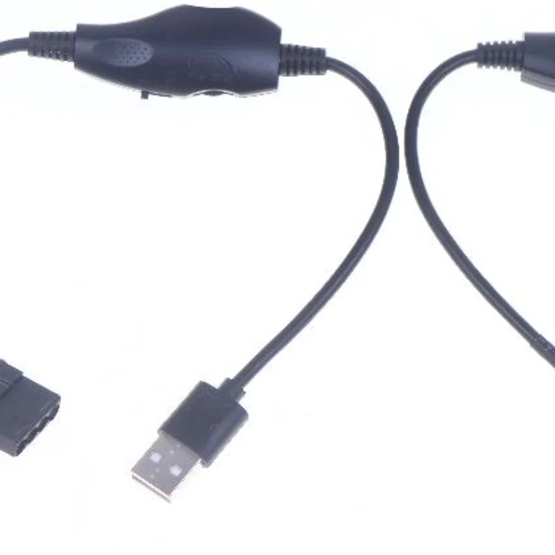 

USB-4-контактный ШИМ от 5 В до 12 В, повышающая линия, вентилятор, адаптер питания, разъем, кабель-переходник с регулируемым переключателем