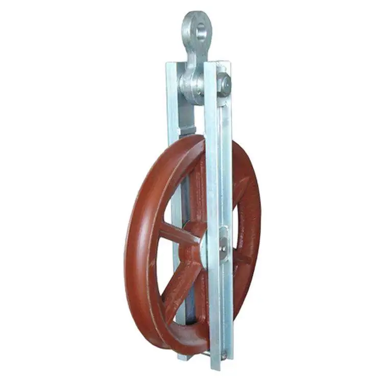 

Speed steering pulley Large diameter channel steel ring type wire pulley