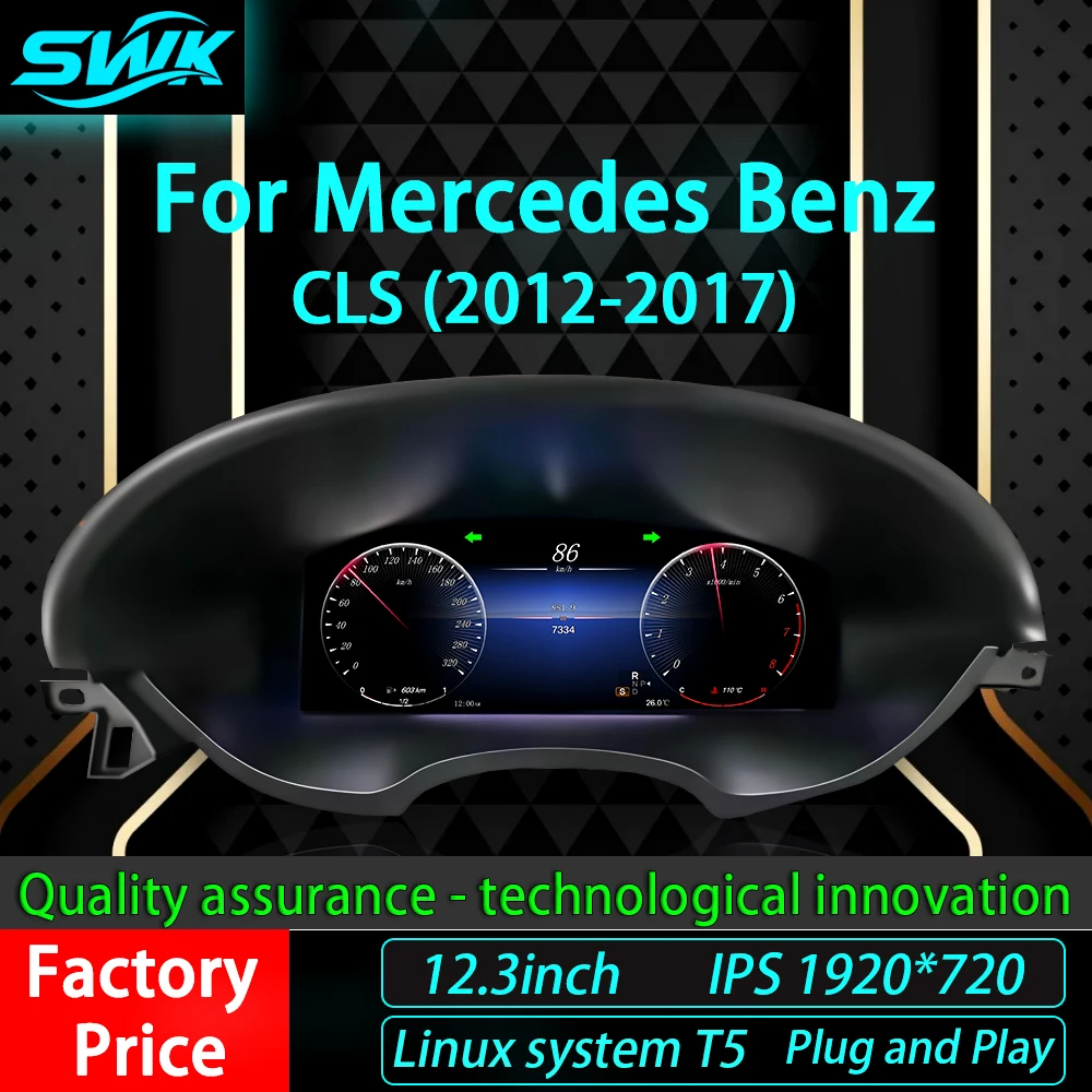 

Для Mercedes Benz CLS CLS300 CLS400 CLS350 12,3-дюймовая система Linux автомобильная ЖК-панель приборов NTG4.5 NTG5.0