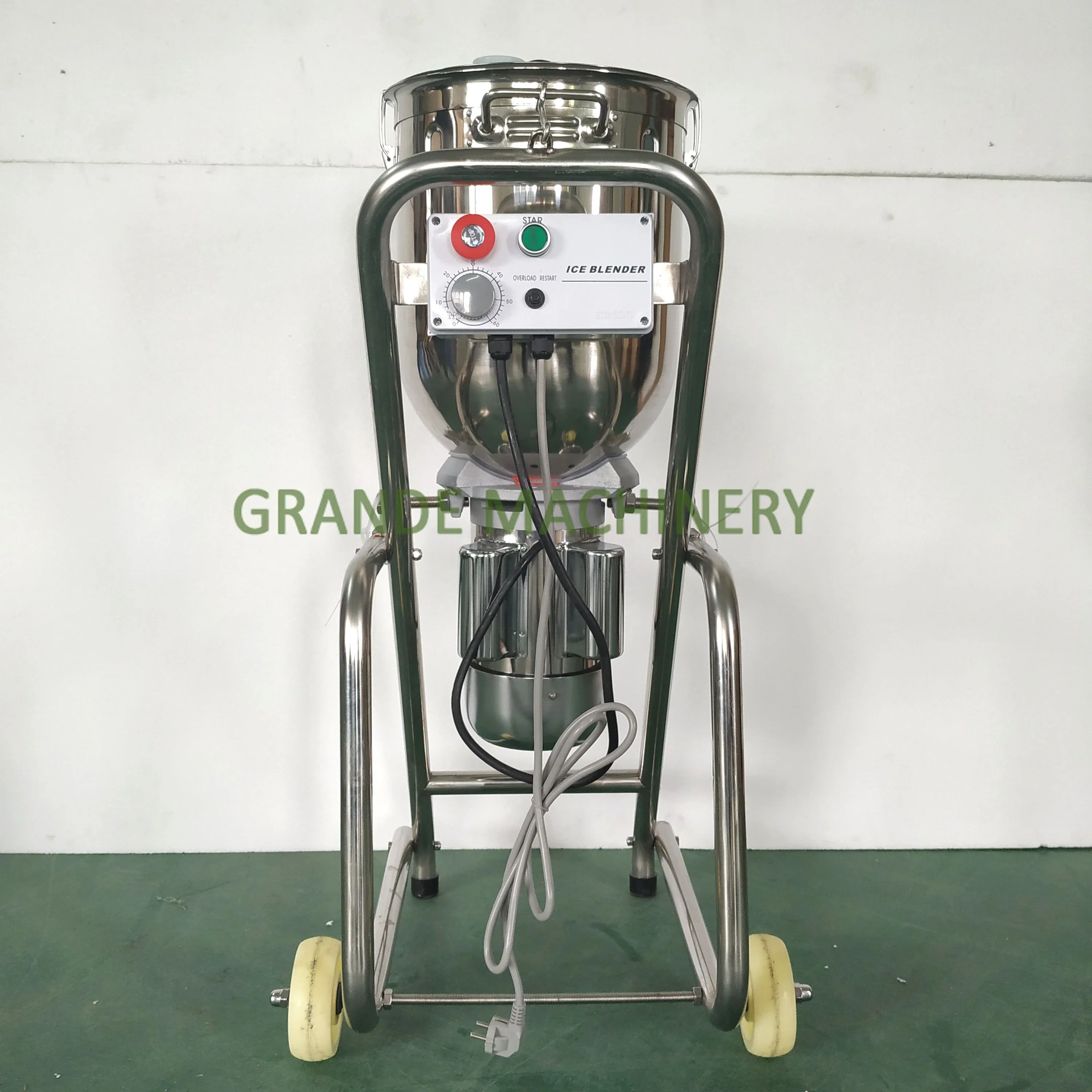 Best Selling 30L Industrial Ice Blender Large Volume Ice Smoothie Crusher Machine for Commercial Use Taiwan Quality