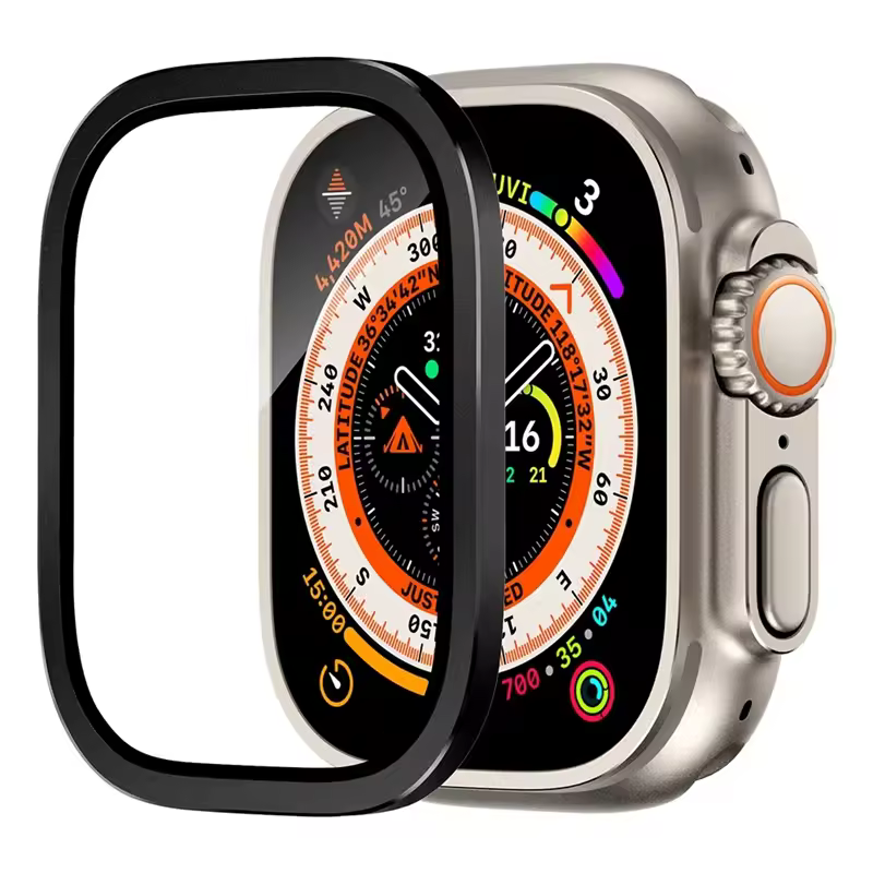Aluminium Alloy Case+Tempered Glass for Apple Watch Ultra 2 49mm Anti-Scratch Screen Protector for iWatch Ultra 49mm Cover Film - Image 18