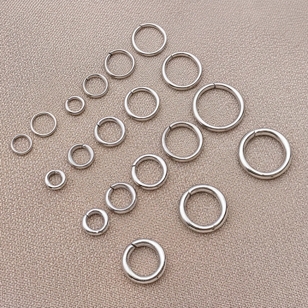 50 Stück 4-10mm Edelstahl Spaltringe Offene Einzelschlaufen Verbindungsringe für DIY Schmuckherstellung Armband Zubehör – Detail 18