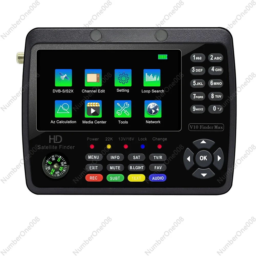 DVB-S/X2/S2X H.265 V10 Finder Max Satellite Finder Satellite Search