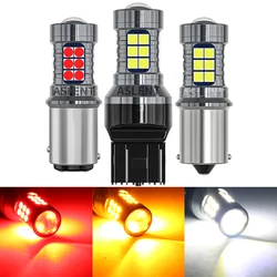 2pcs 1156 BA15S P21W 1157 P21/5W BAY15D BAU15S PY21W 7440 7443 W21W W21/5W 3157 LED Car Tail Bulb Brake Lamp DRL Signal Light